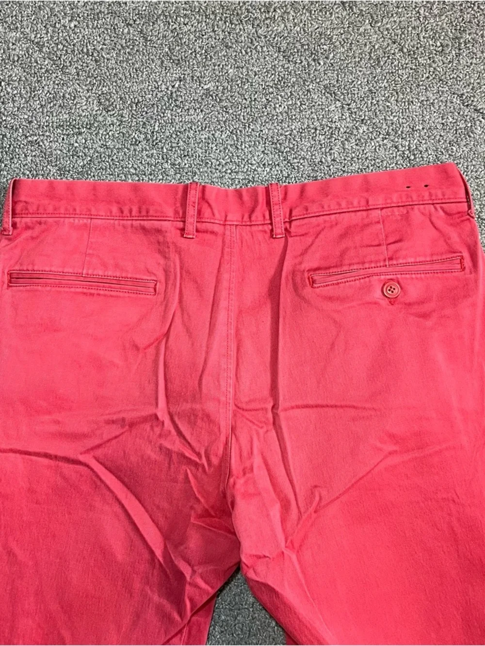 J. Crew 770 Straight Stretch Chino Pants Mens Size 32X29 Salmon Nautical Preppy